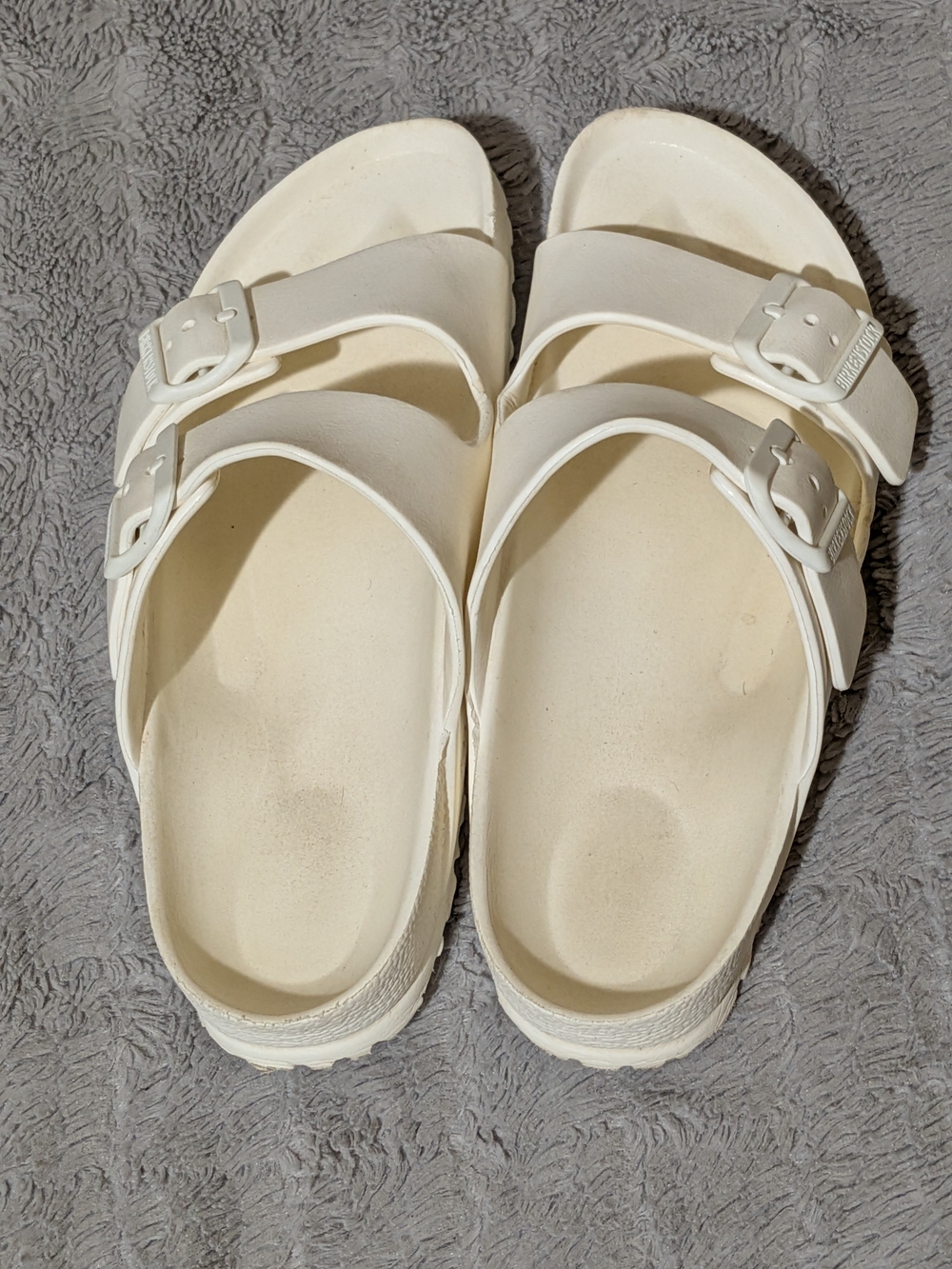 Birkenstock White Slip-On Sandals Size 39EU - Picture 3 of 8